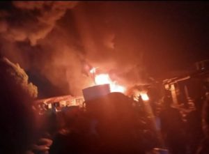 BREAKING: Massive Fire Hits Popular Ibadan Market