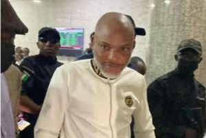 'Why IPOB's Nnamdi Kanu Wears Only One Cloth To Court'