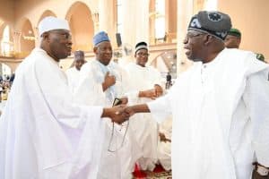 President Tinubu, Atiku Abubakar 'Meet' In Abuja (Photo)